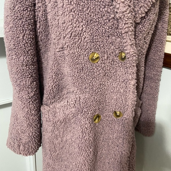 ASTR Purple Lavender Teddy Coat - Picture 7 of 7